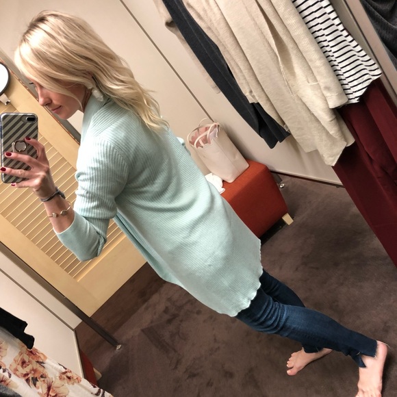 Leith Ribbed Shawl Cocoon Sweater- NSale - Picture 4 of 10